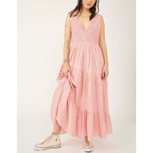 NWT Free People Juno Maxi / Guava Combo